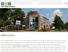 Tablet Screenshot of newmediacompany.de